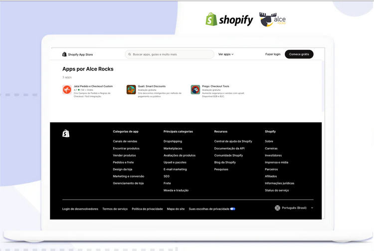 Shopify Brasil 2026: Guia Completo de Apps para Checkout, Descontos, Frete e Integrações